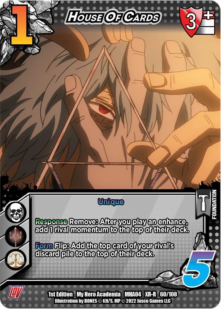 Image for House Of Cards (XR) (UniVersus: My Hero Academia: League of Villains) (060/108) - UniVersus