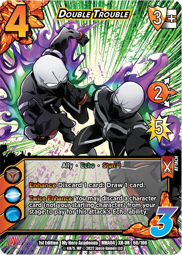 Image for Double Trouble (XR) (UniVersus: My Hero Academia: League of Villains) (066/108) - UniVersus