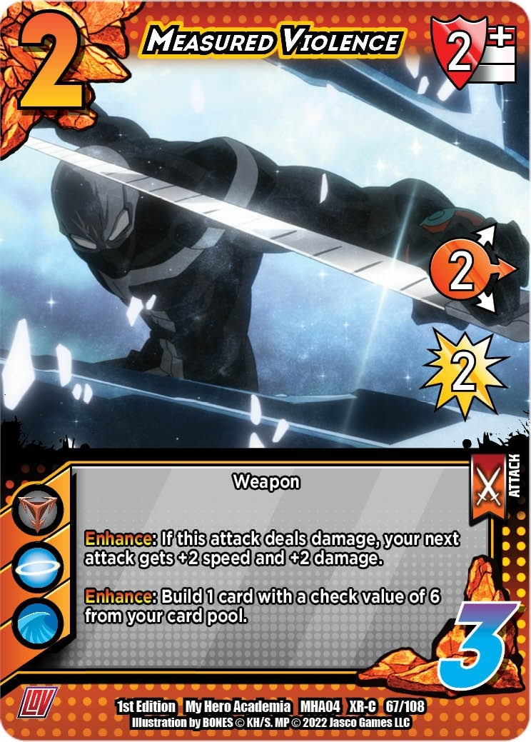 Image for Measured Violence (XR) (UniVersus: My Hero Academia: League of Villains) (067/108) - UniVersus
