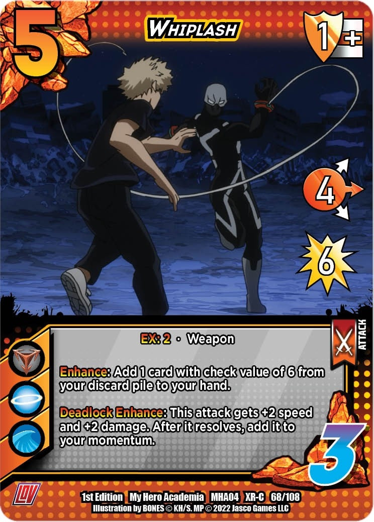 Image for Whiplash (XR) (UniVersus: My Hero Academia: League of Villains) (068/108) - UniVersus