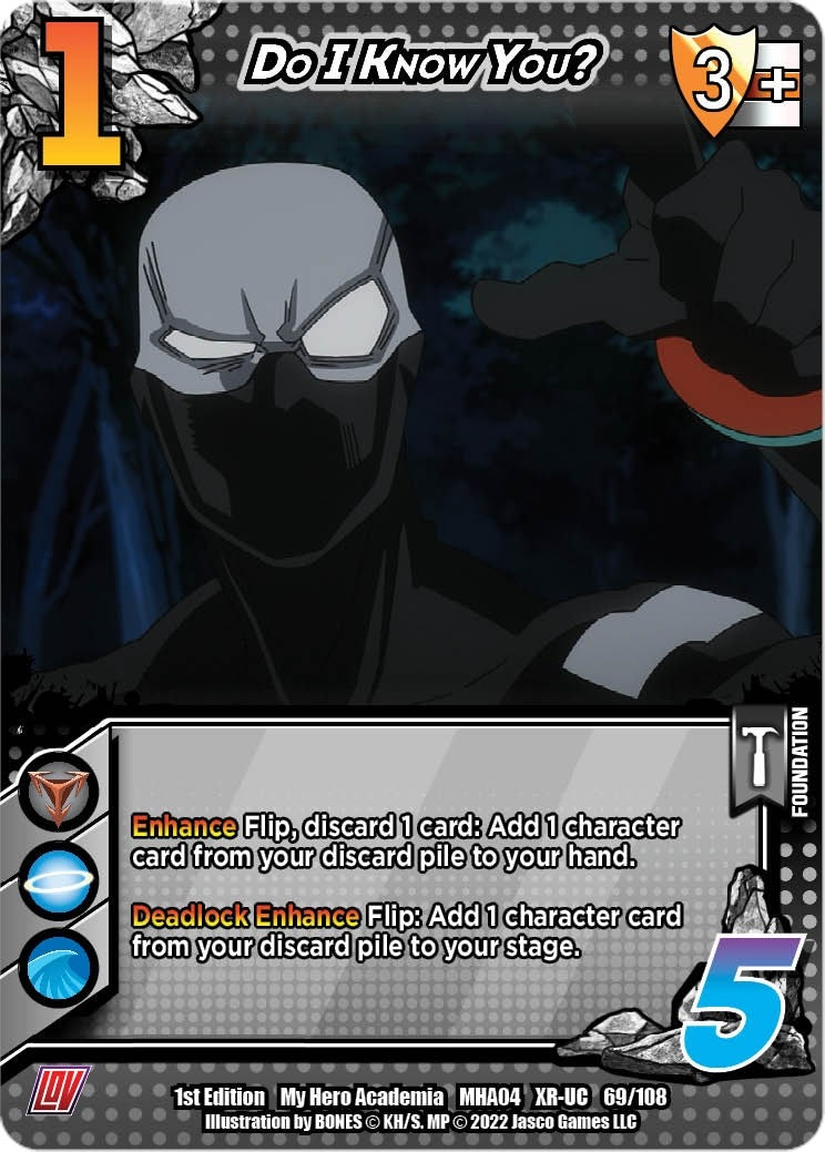 Image for Do I Know You? (XR) (UniVersus: My Hero Academia: League of Villains) (069/108) - UniVersus
