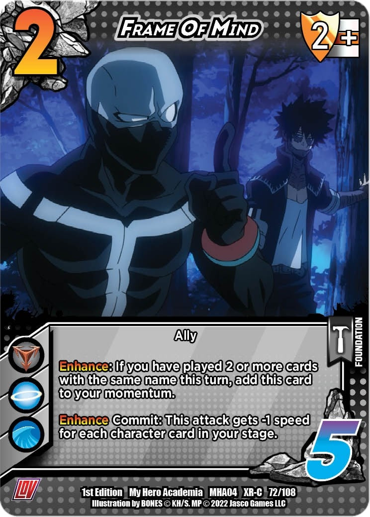 Image for Frame Of Mind (XR) (UniVersus: My Hero Academia: League of Villains) (072/108) - UniVersus