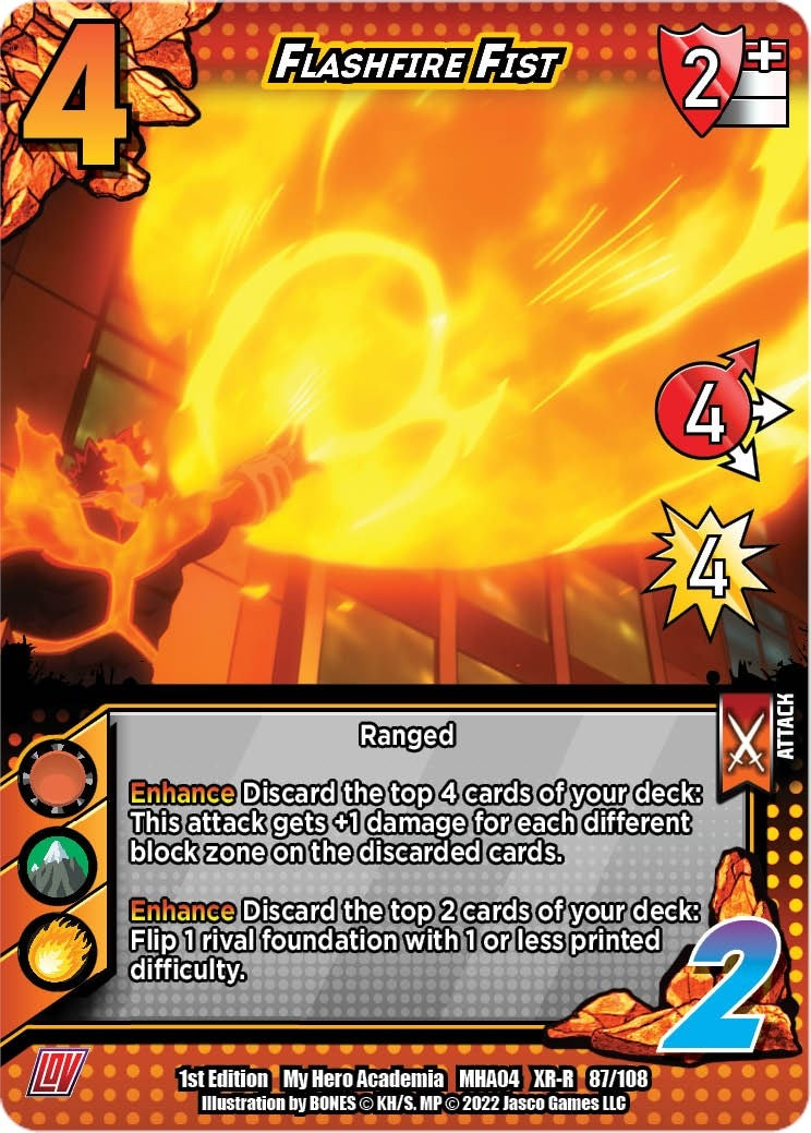 Image for Flashfire Fist (XR) (UniVersus: My Hero Academia: League of Villains) (087/108) - UniVersus
