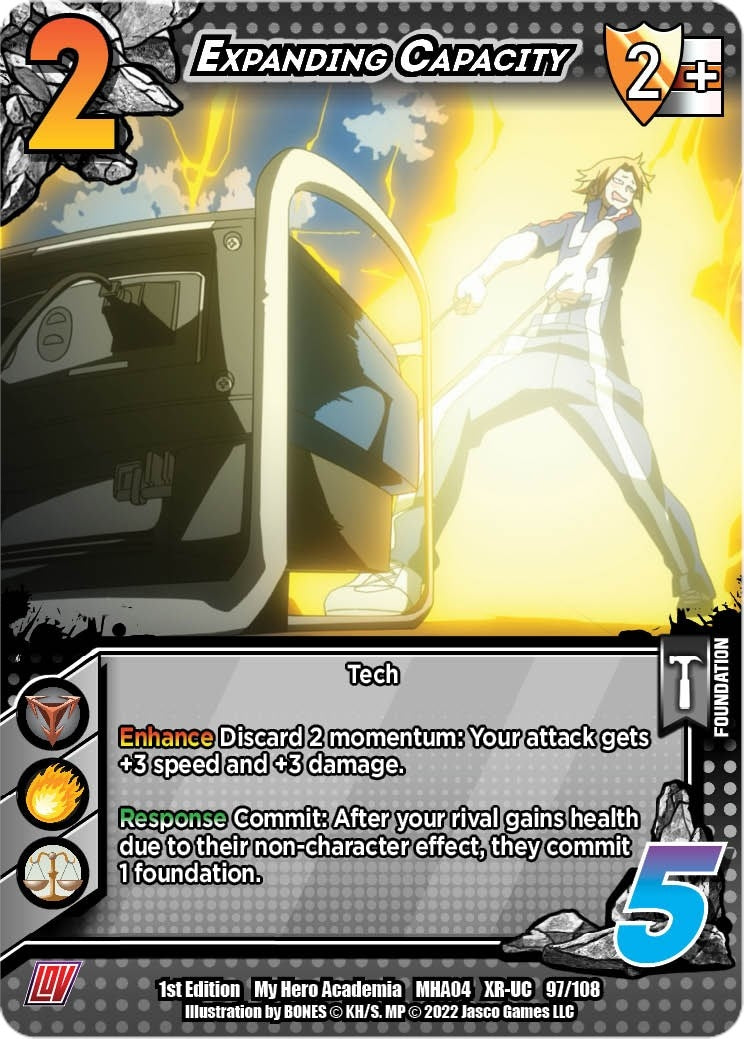 Image for Expanding Capacity (XR) (UniVersus: My Hero Academia: League of Villains) (097/108) - UniVersus