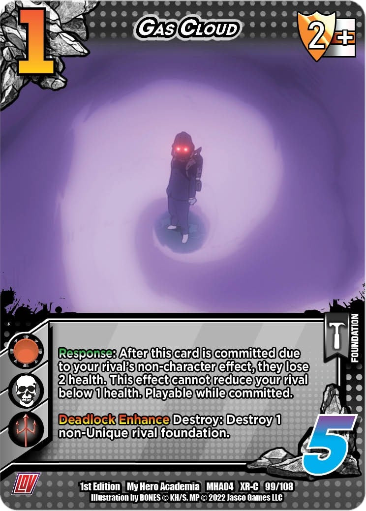Image for Gas Cloud (XR) (UniVersus: My Hero Academia: League of Villains) (099/108) - UniVersus