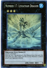 Image for Number 17: Leviathan Dragon (Ghost Rare) (Generation Force) (GENF-EN039) - YuGiOh