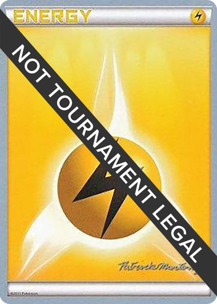 Image for Lightning Energy - 2015 (Patrick Martinez) (World Championship Decks) - Pokemon