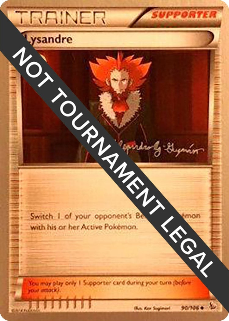 Image for Lysandre - 2015 (Alejandro Ng-Guzman) (World Championship Decks) (90/106) - Pokemon
