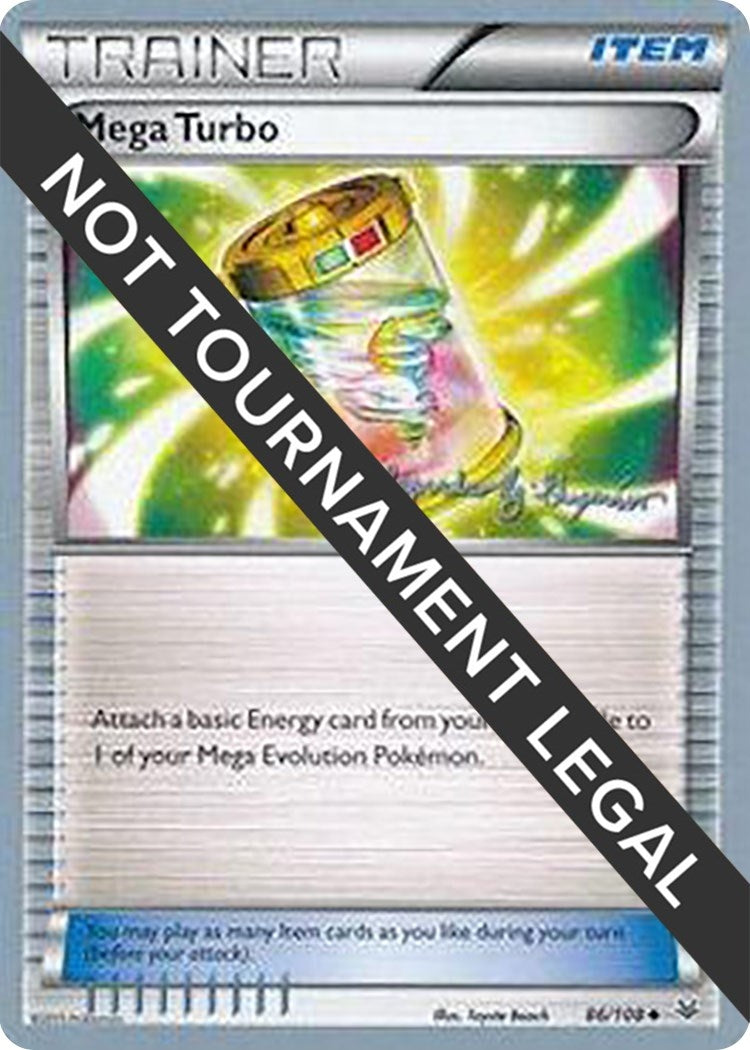 Image for Mega Turbo - 2015 (Alejandro Ng-Guzman) (World Championship Decks) (86/108) - Pokemon