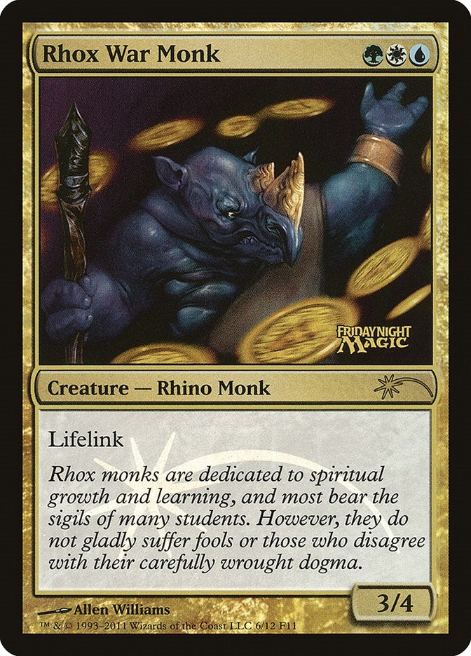 Image for Rhox War Monk (FNM Promos) (6) - Magic: The Gathering