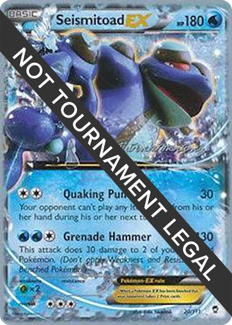Image for Seismitoad EX - 2015 (Patrick Martinez) (World Championship Decks) (20/111) - Pokemon