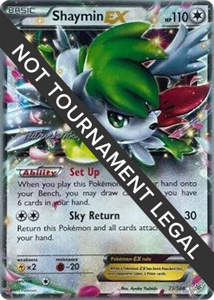 Image for Shaymin EX - 2015 (Patrick Martinez) (World Championship Decks) (77/108) - Pokemon