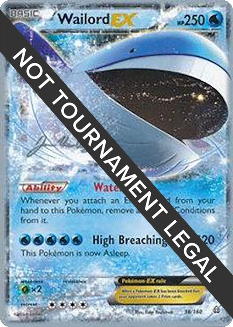 Image for Wailord EX - 2015 (Jacob Van Wagner) (World Championship Decks) (38/160) - Pokemon