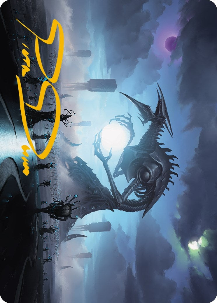 Image for Blue Sun's Twilight Art Card (Gold-Stamped Signature) (Art Series: Phyrexia: All Will Be One) (13) - Magic: The Gathering