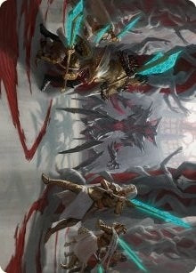 Image for Goldwardens' Gambit Art Card (Art Series: Phyrexia: All Will Be One) (29) - Magic: The Gathering