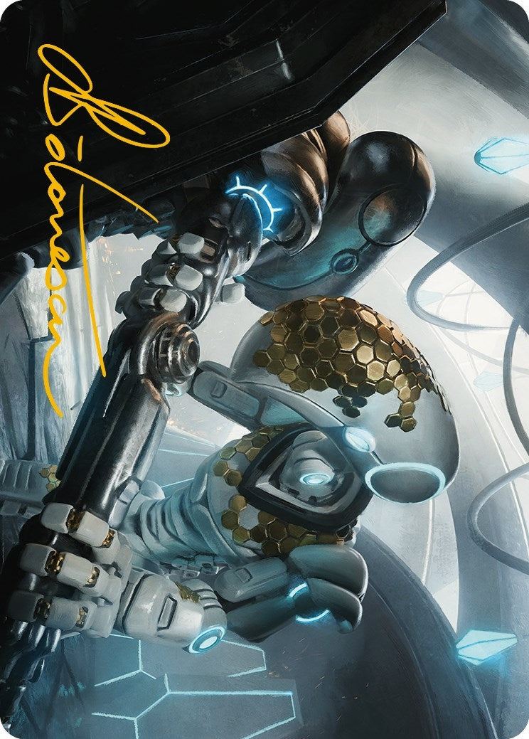 Image for Myr Kinsmith Art Card (Gold-Stamped Signature) (Art Series: Phyrexia: All Will Be One) (56) - Magic: The Gathering