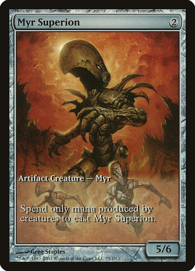 Image for Myr Superion (Game Day & Store Championship Promos) (75) - Magic: The Gathering