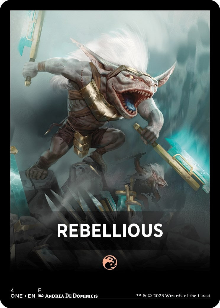 Image for Rebellious Theme Card (Phyrexia: All Will Be One) (4) - Magic: The Gathering