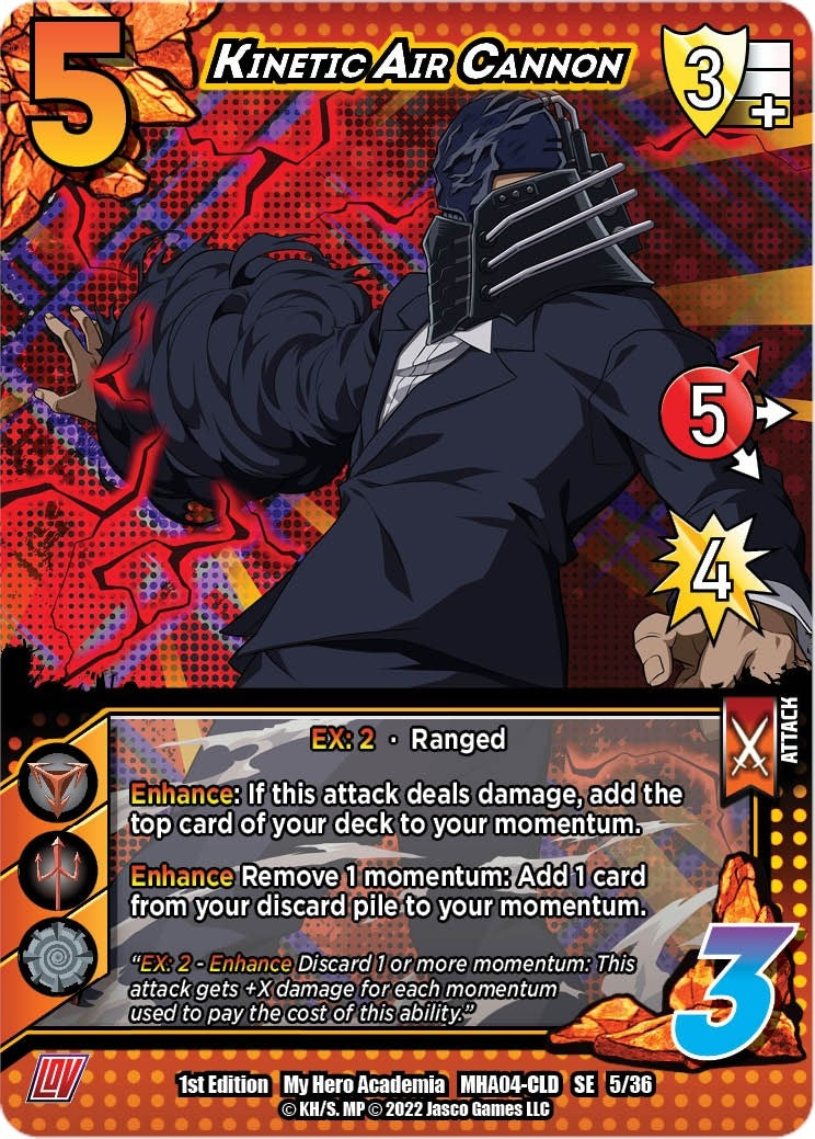 Image for Kinetic Air Cannon (UniVersus: My Hero Academia: League of Villains) (05/36) - UniVersus