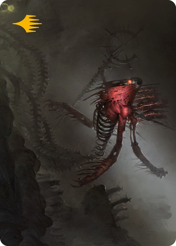 Image for Drivnod, Carnage Dominus Art Card (Gold-Stamped Signature) (Art Series: Phyrexia: All Will Be One) (20) - Magic: The Gathering