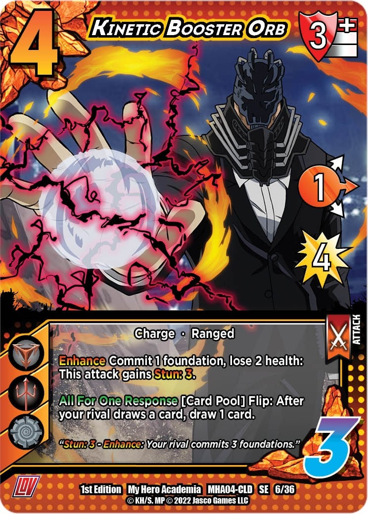 Image for Kinetic Booster Orb (UniVersus: My Hero Academia: League of Villains) (06/36) - UniVersus