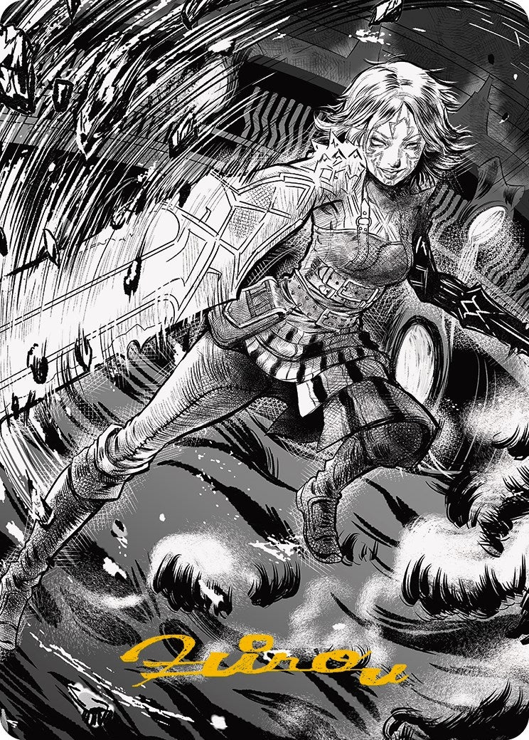 Image for Nahiri, the Unforgiving Art Card (80/81) (Gold-Stamped Signature) (Art Series: Phyrexia: All Will Be One) (80) - Magic: The Gathering