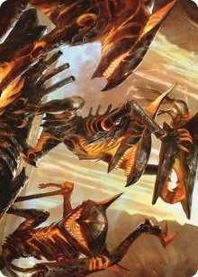 Image for Gleeful Demolition Art Card (Art Series: Phyrexia: All Will Be One) (28) - Magic: The Gathering