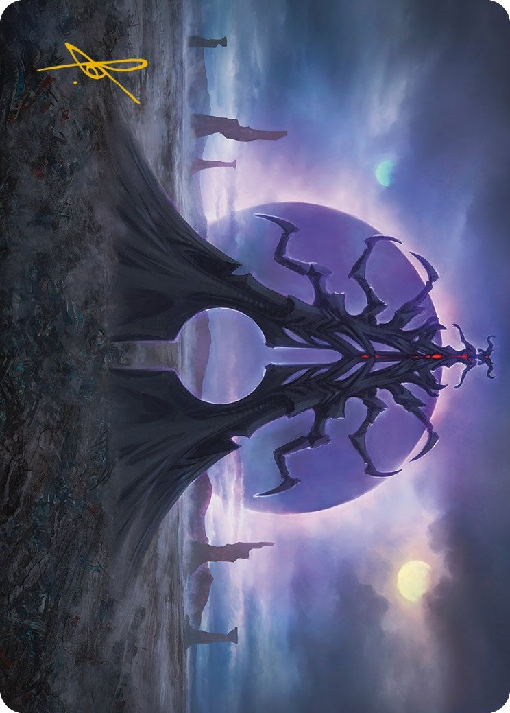 Image for Black Sun's Twilight Art Card (Gold-Stamped Signature) (Art Series: Phyrexia: All Will Be One) (19) - Magic: The Gathering