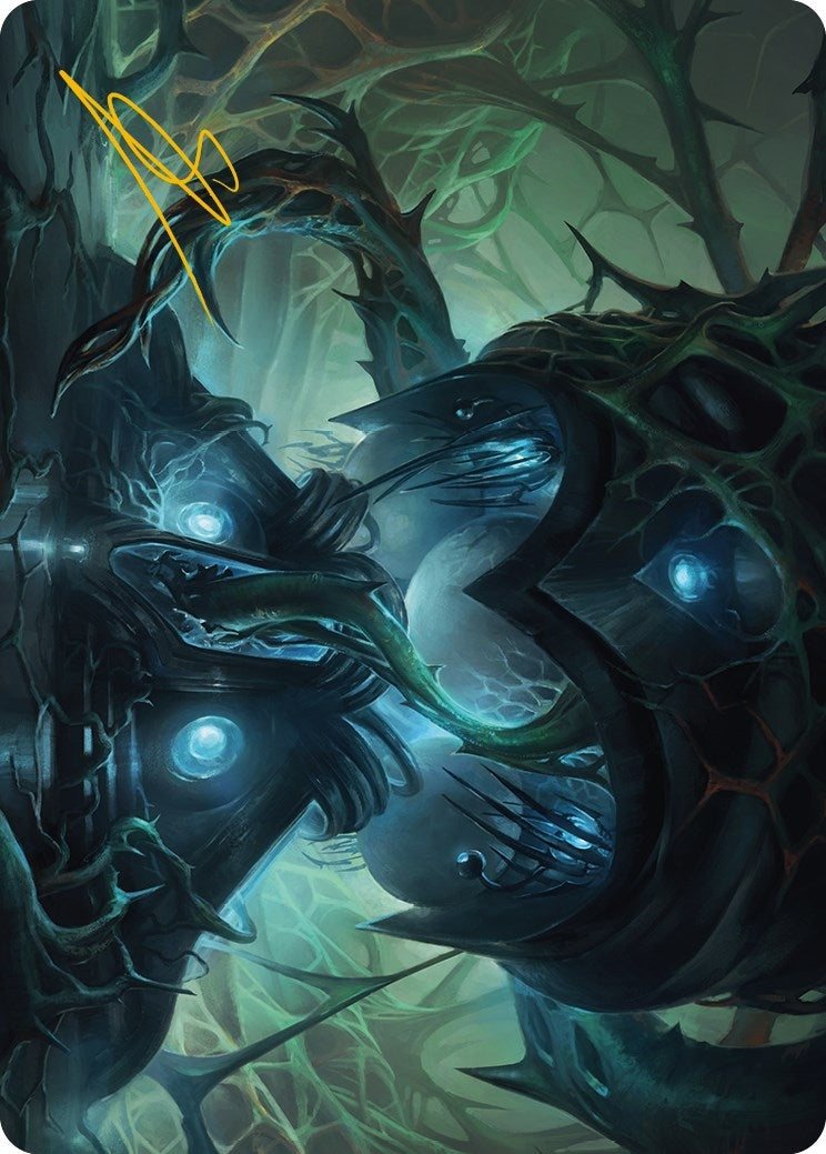 Image for Expand the Sphere Art Card (Gold-Stamped Signature) (Art Series: Phyrexia: All Will Be One) (38) - Magic: The Gathering