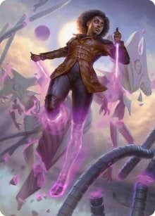 Image for Kaya, Intangible Slayer Art Card (Art Series: Phyrexia: All Will Be One) (49) - Magic: The Gathering