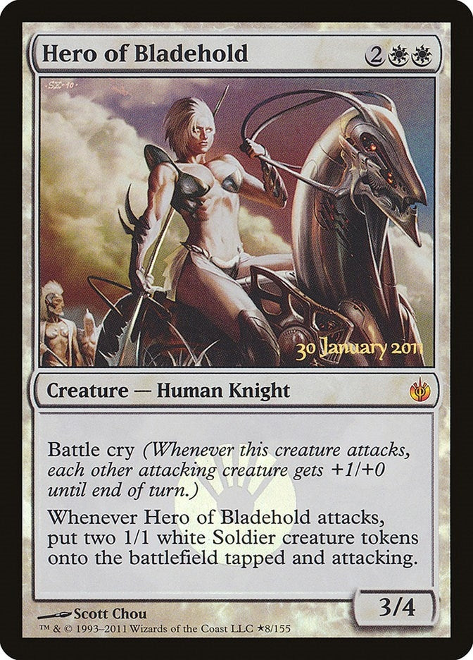 Image for Hero of Bladehold (Prerelease Cards) (8) - Magic: The Gathering