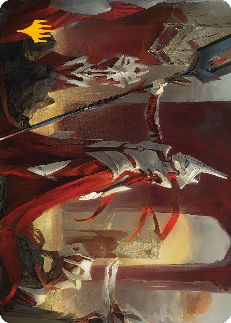 Image for Porcelain Zealot Art Card (Gold-Stamped Signature) (Art Series: Phyrexia: All Will Be One) (8) - Magic: The Gathering