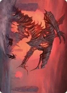 Image for Red Sun's Twilight Art Card (Art Series: Phyrexia: All Will Be One) (33) - Magic: The Gathering