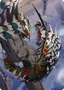 Image for Atraxa's Skitterfang Art Card (Art Series: Phyrexia: All Will Be One) (55) - Magic: The Gathering