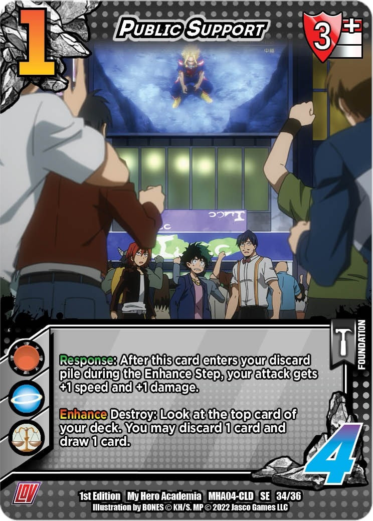 Image for Public Support (UniVersus: My Hero Academia: League of Villains) (34/36) - UniVersus