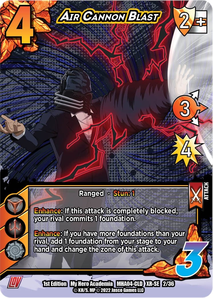 Image for Air Cannon Blast (XR) (UniVersus: My Hero Academia: League of Villains) (02/36) - UniVersus