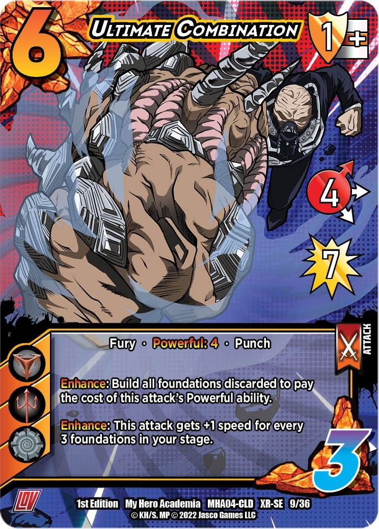 Image for Ultimate Combination (XR) (UniVersus: My Hero Academia: League of Villains) (09/36) - UniVersus