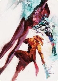 Image for Hexgold Slash Art Card (Art Series: Phyrexia: All Will Be One) (30) - Magic: The Gathering