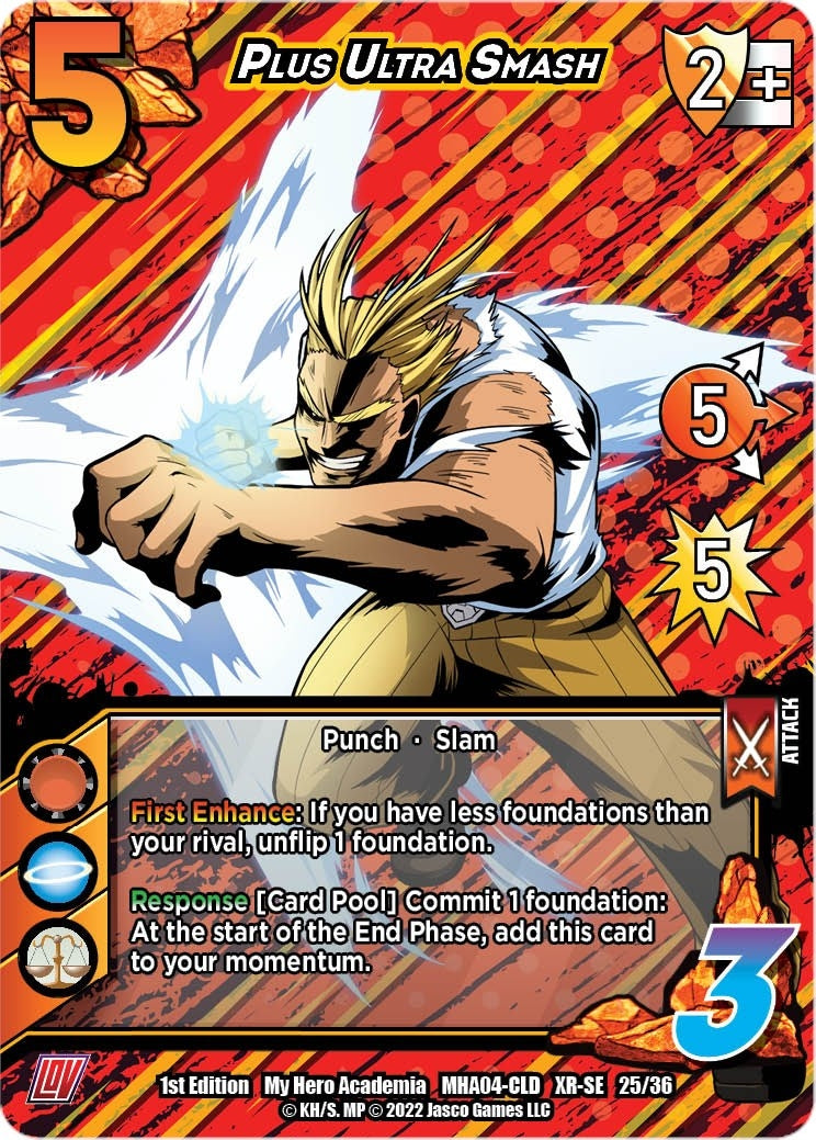 Image for Plus Ultra Smash (XR) (UniVersus: My Hero Academia: League of Villains) (25/36) - UniVersus