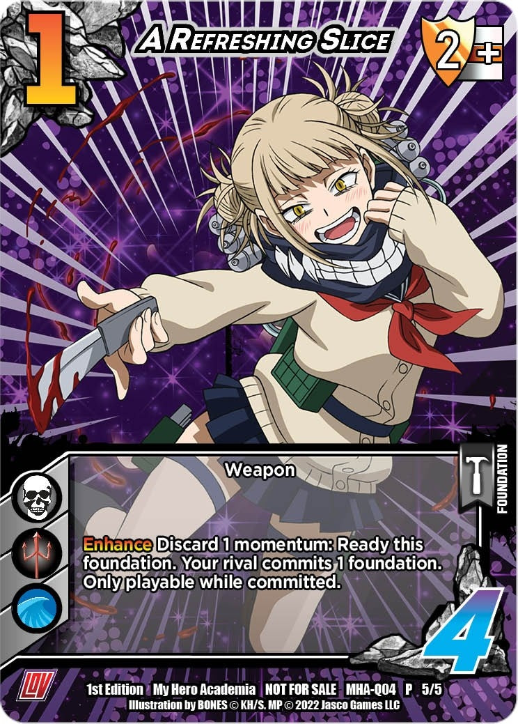 Image for A Refreshing Slice (Quirk Pack 4) (UniVersus: My Hero Academia Promo Cards) (MHA-Q04 P 05/05) - UniVersus