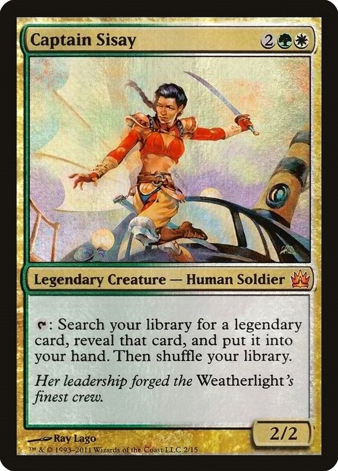 Image for Captain Sisay (From the Vault: Legends) (2) - Magic: The Gathering