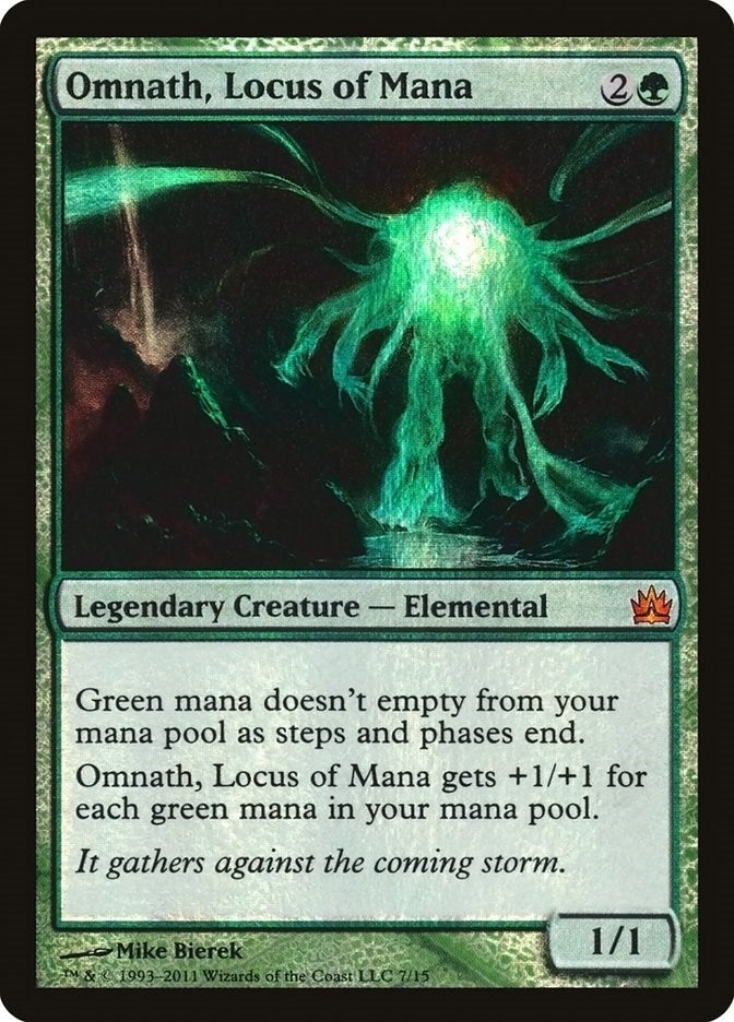 Image for Omnath, Locus of Mana (From the Vault: Legends) (7) - Magic: The Gathering