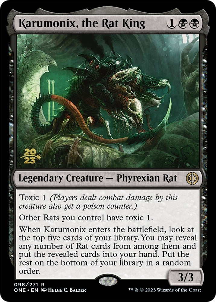 Image for Karumonix, the Rat King (Prerelease Cards) (98) - Magic: The Gathering