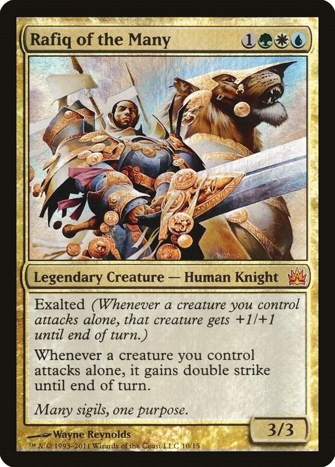 Image for Rafiq of the Many (From the Vault: Legends) (10) - Magic: The Gathering