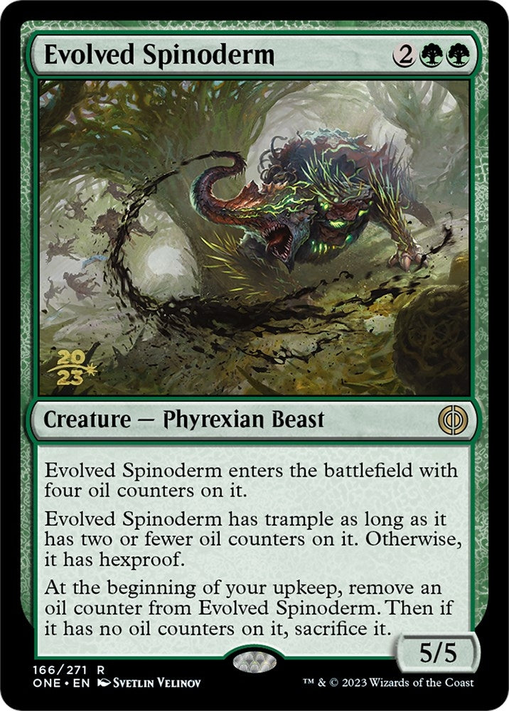 Image for Evolved Spinoderm (Prerelease Cards) (166) - Magic: The Gathering