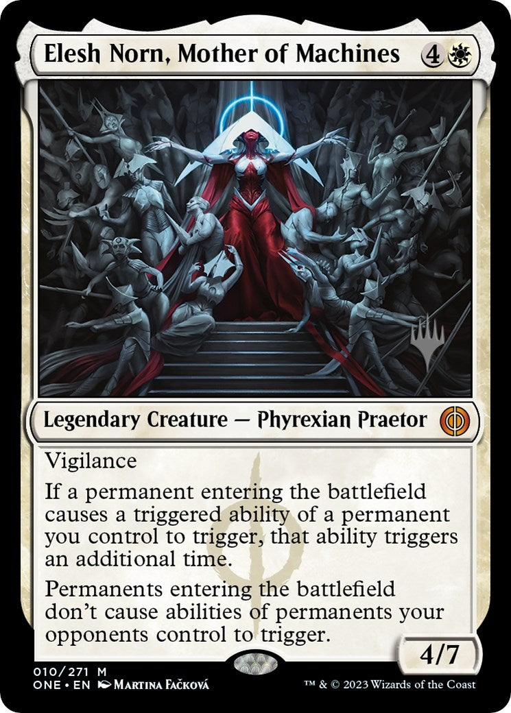 Image for Elesh Norn, Mother of Machines (Promo Pack: Phyrexia: All Will Be One) (10) - Magic: The Gathering