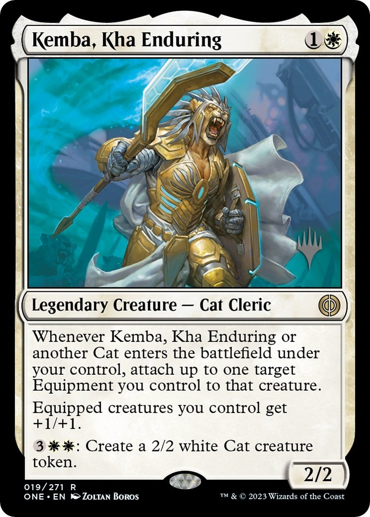 Image for Kemba, Kha Enduring (Promo Pack: Phyrexia: All Will Be One) (19) - Magic: The Gathering