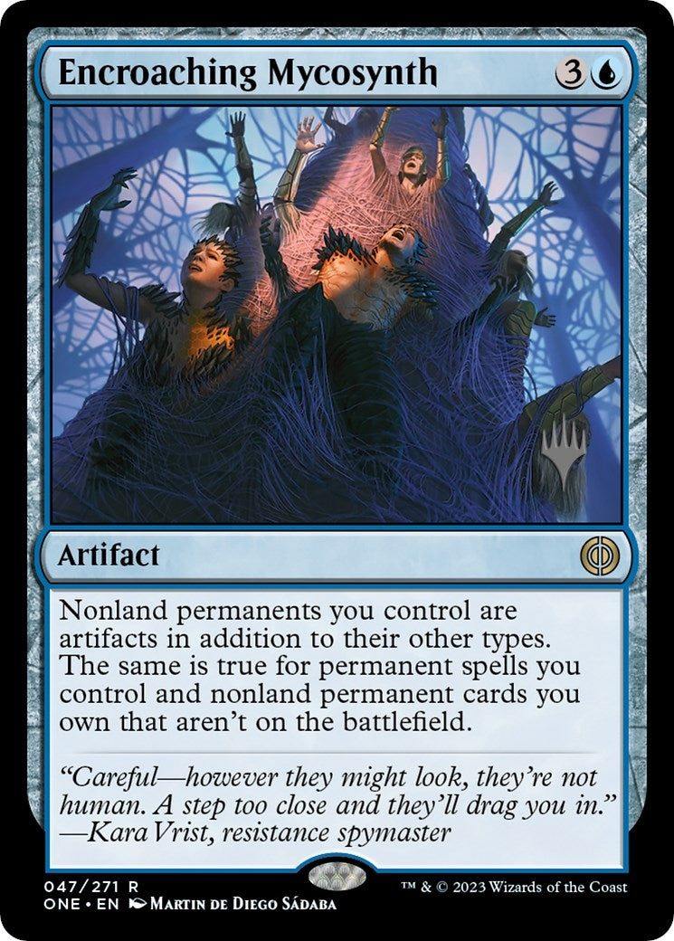 Image for Encroaching Mycosynth (Promo Pack: Phyrexia: All Will Be One) (47) - Magic: The Gathering