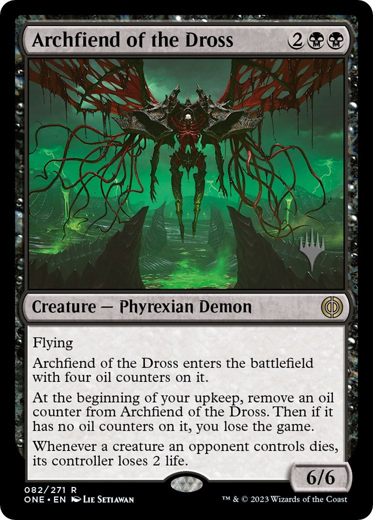 Image for Archfiend of the Dross (Promo Pack: Phyrexia: All Will Be One) (82) - Magic: The Gathering
