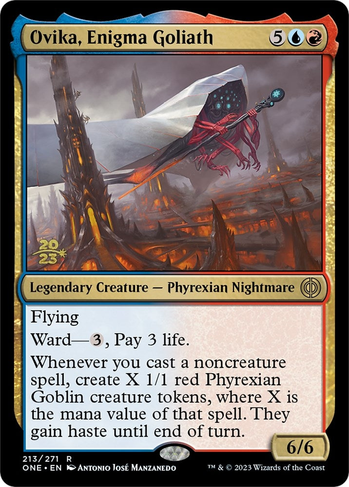 Image for Ovika, Enigma Goliath (Prerelease Cards) (213) - Magic: The Gathering
